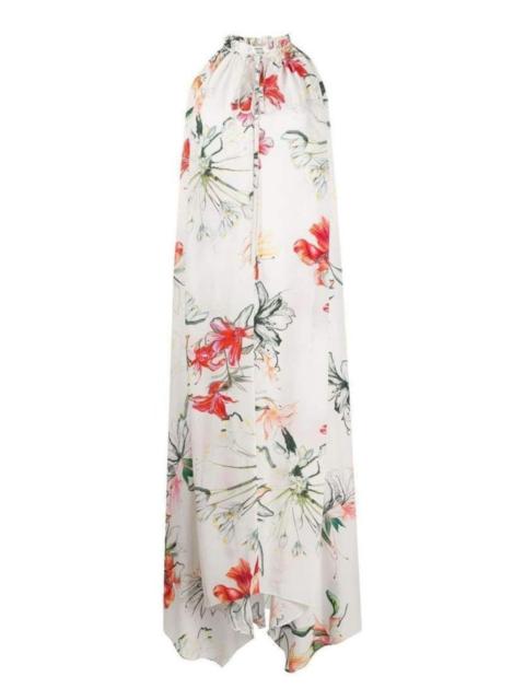 Alexander McQueen Endangered Flower Print Sleeveless Dress