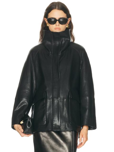 NOUR HAMMOUR Ansel Leather Jacket