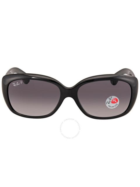 Ray-Ban Ray Ban Jackie OHH Grey Gradient Rectangular Ladies Sunglasses RB4101 601/T3 58