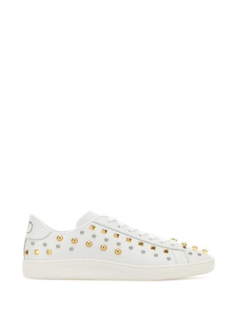 Valentino Valentino Garavani Men White Leather Royco Sneakers