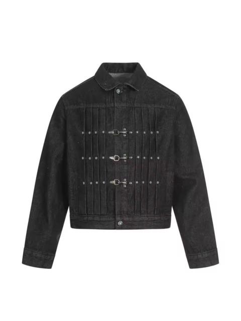 Other Designers Japanese Brand - Pleated Denim Jacket – Western Lobster-Claw Hardware
