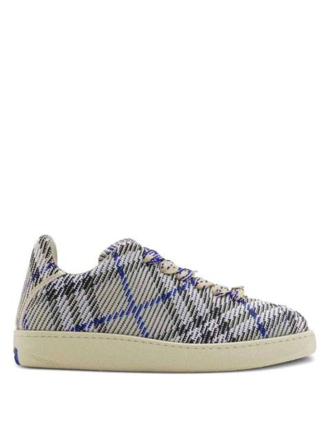 Burberry Burberry Check Knit Box Low-Top Sneakers