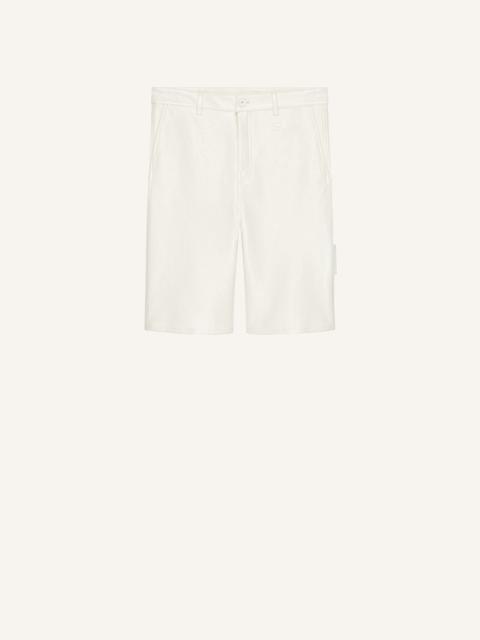 courrèges HAMMER VINYL SHORTS