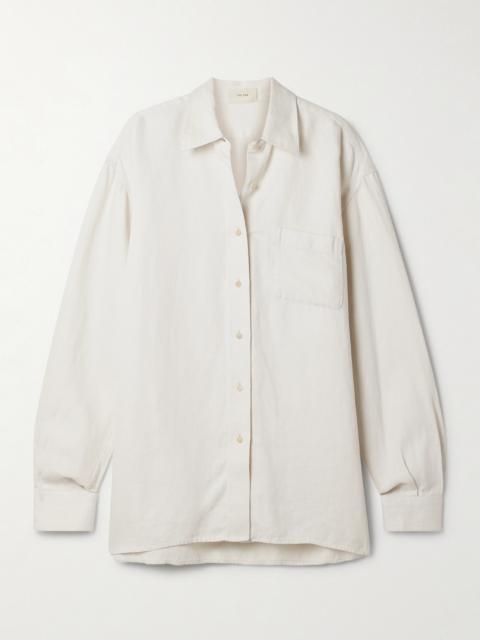 The Row Nesson Linen-twill Shirt