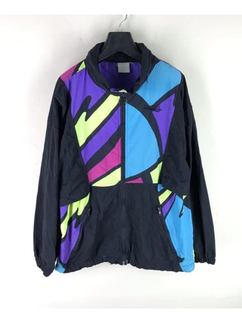 Other Designers Vintage - Vintage Danskin Multicolor Windbreaker Jacket