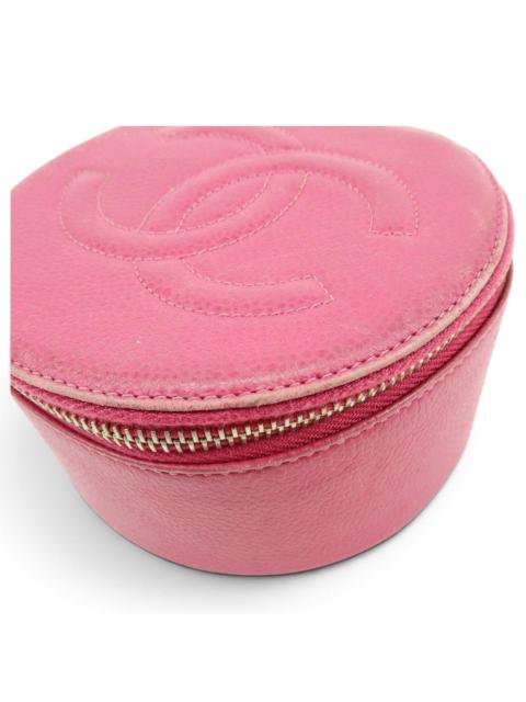 CHANEL Leather vanity case