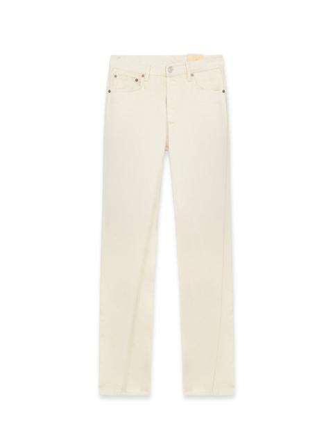 FORTELA Fortela John D Slim Fit Five Pocket Jeans in Ecru at Nordstrom