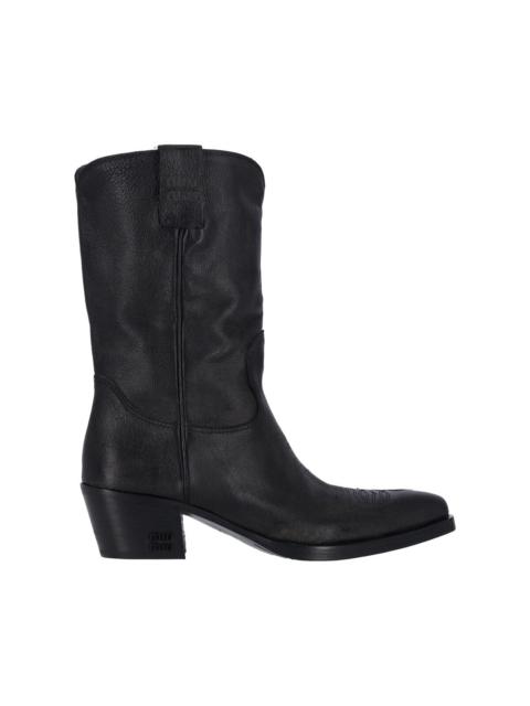 Miu Miu Miu Miu Women Logo Boots
