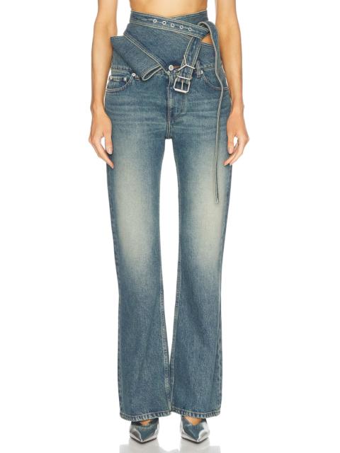 Y/Project Wrap Belt Bootcut Leg