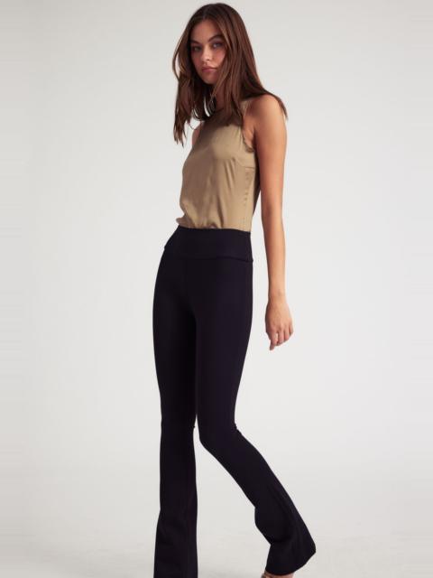 SPRWMN BLACK CASANOVA MICRO FLARE PANTS