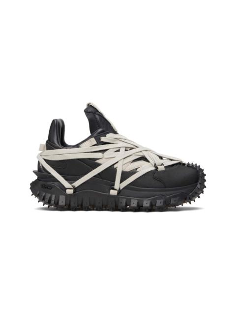 Rick Owens Moncler + Rick Owens Black Trailgrip Megalace Sneakers