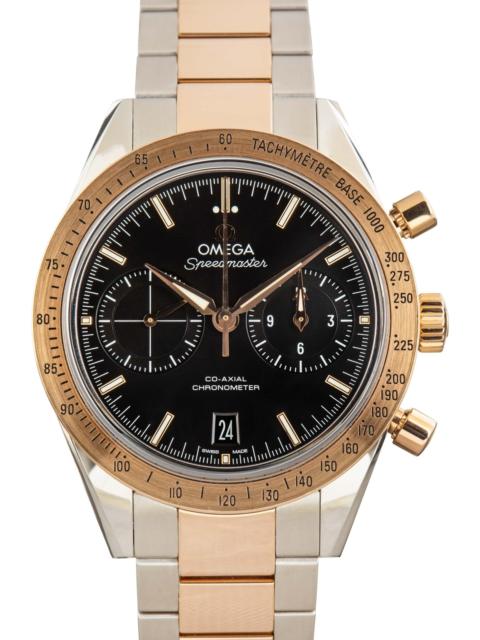 OMEGA Used Omega Speedmaster '57 Red Gold on Steel