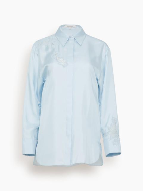 DOROTHEE SCHUMACHER Sensual Coolness Blouse in Soft Blue