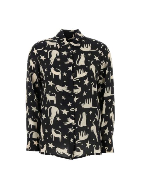 Tabella cat-print shirt