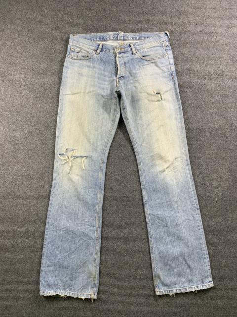 Burberry Burberry Black Label Flared Bootcut Light Wash Jeans