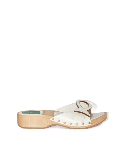 patch-detail open-toe sandals