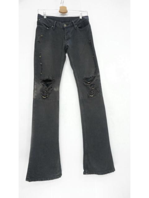 Other Designers Distressed Denim - 🔥 IF SIX WAS NINE MANIAC Mud Max SBCM0305ADK Flared Jeans