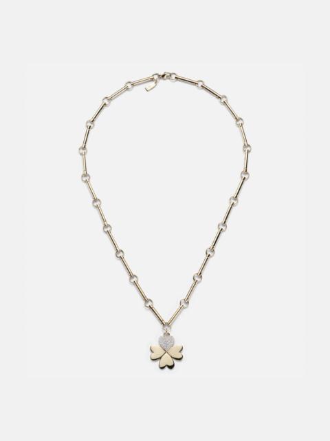 FOUNDRAE True Love 18kt gold necklace with diamonds