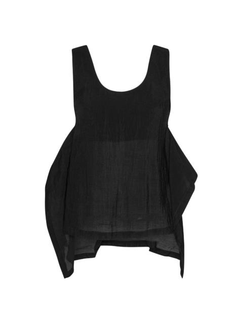 HENRIK VIBSKOV UNCUT TOP - BLACK