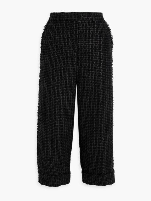 Thom Browne Cotton-blend tweed culottes
