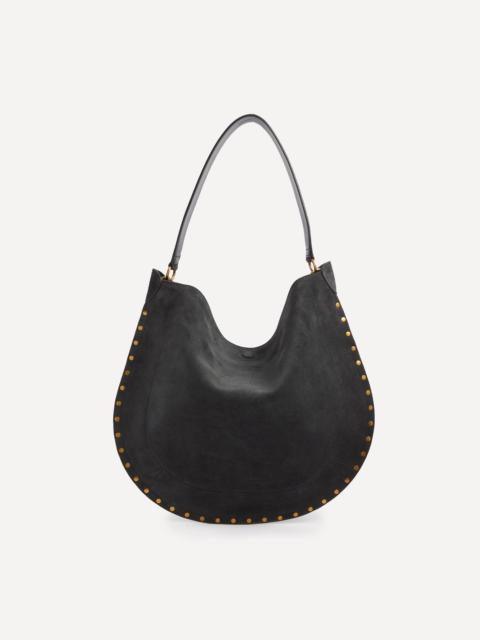 Isabel Marant Oskan Hobo Soft Anthracite Shoulder Bag