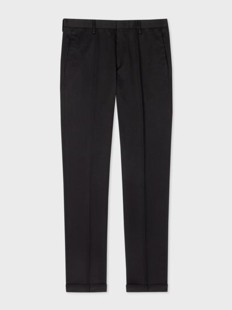 Paul Smith Slim-Fit Black Cotton-Stretch Chinos