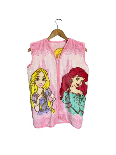 Other Designers Disney - Cinderella Mermaid Rapunzel Big print fleece vest