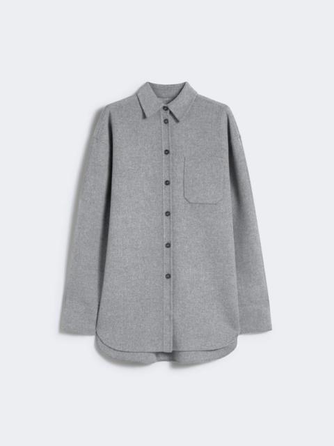 Sportmax Oversized double cloth shirt - RUNWAY - MEDIUM GREY