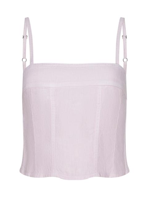 L'AGENCE Arlin Linen Tank