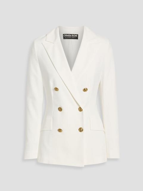 Other Designers Tobehi double-breasted crepe blazer
