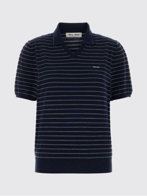Miu Miu Miu Miu Women Polo Shirt Woman Miu Miu