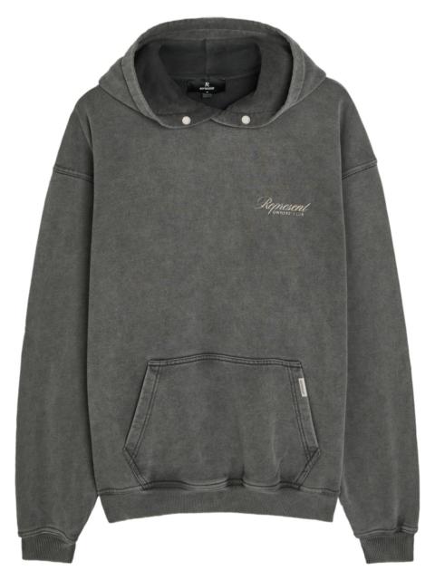 REPRESENT Represent Owners Club Script Hooded Cotton Sweatshirt