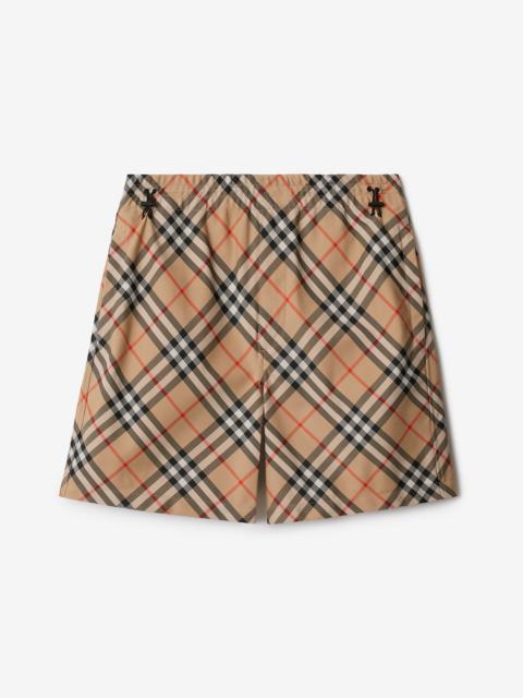 Burberry Check Shorts