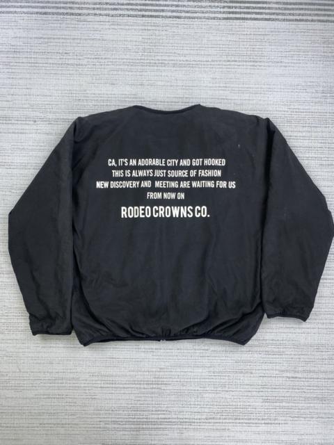 Other Designers Japanese Brand × Vintage - Vintage Rodeo Crown Reversible Fleece Black Jacket