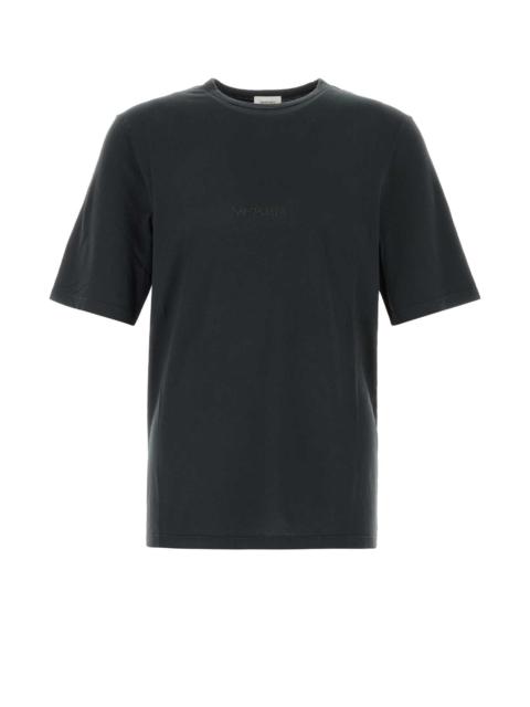SAINT LAURENT Saint Laurent Men Army Green Twill Shirt