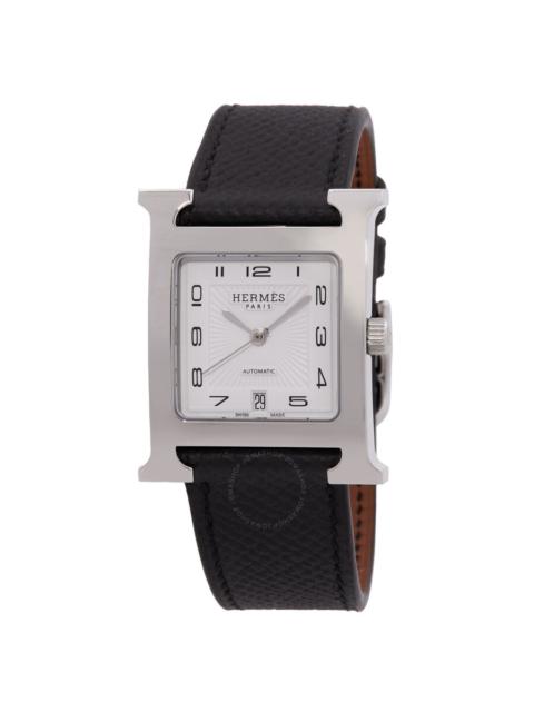 Hermes H Hour Automatic White Dial Ladies Watch 039939WW00
