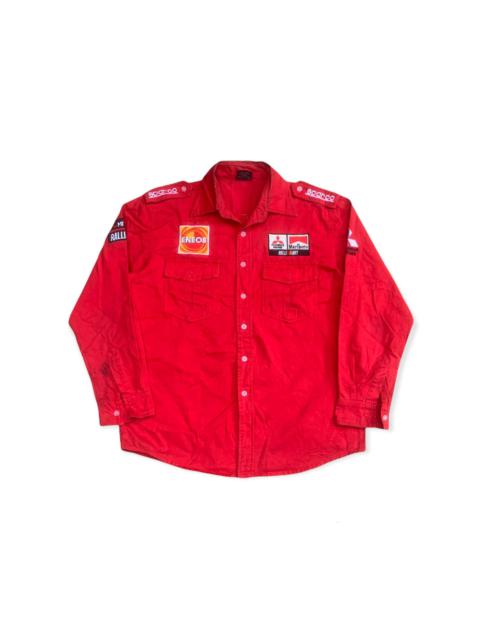 Other Designers Workers - vintage mitsubishi ralliart embroidery shirts