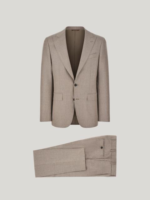 Canali BEIGE PURE WOOL SUIT