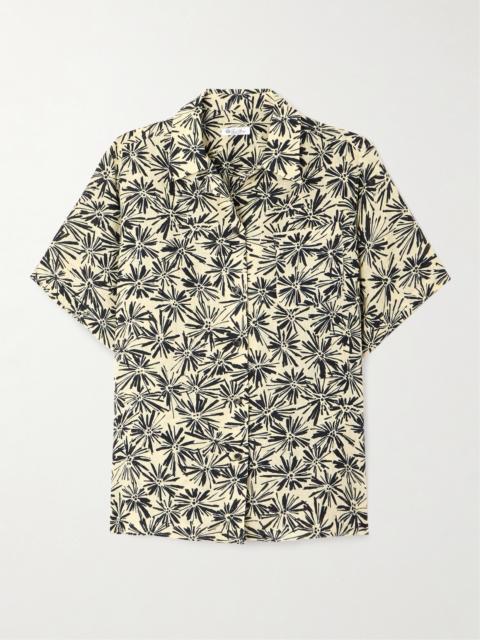 Loro Piana Floral-print Linen Shirt