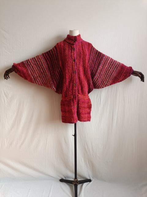 ISSEY MIYAKE Issey Miyake 1970s Striped Knit Wool Wool Top