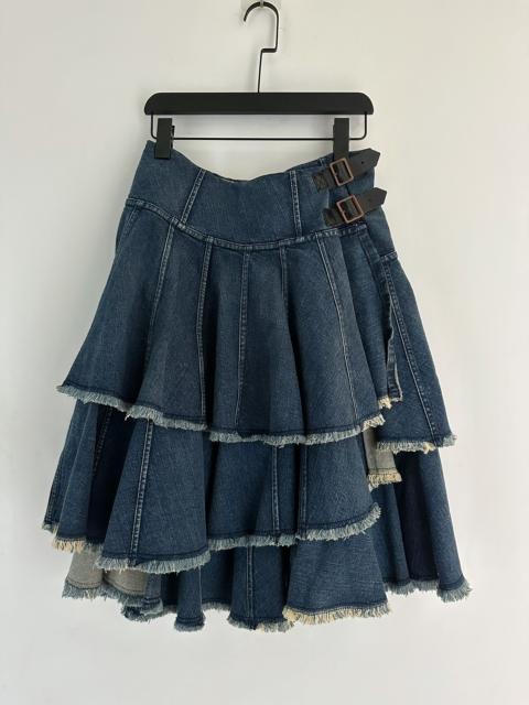 Junya Watanabe Junya Watanabe AD2015 Multi-layer Denim Skirt