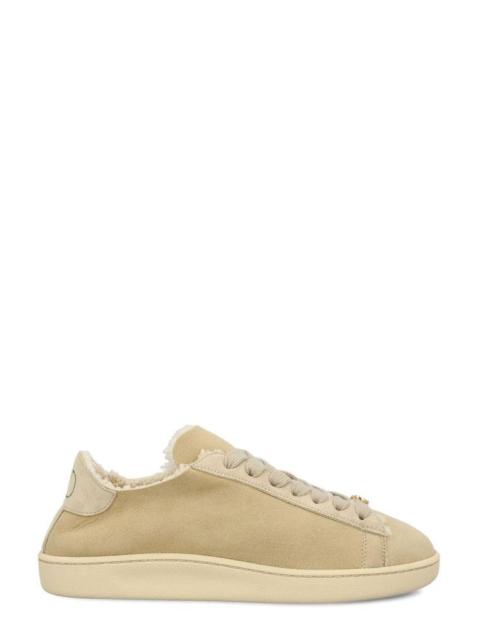 Valentino Valentino Garavani "vlogo Plaque" Sneakers In Shearling