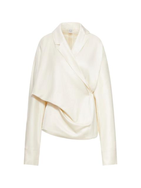 Draped blouse