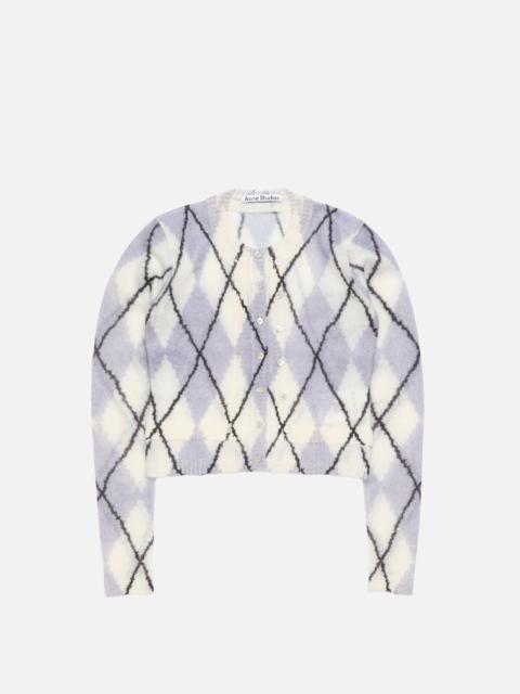 Acne Studios Mohair cardigan - Mauve Grey