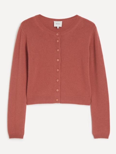 Reformation Clara Rosewood Cashmere Cardigan