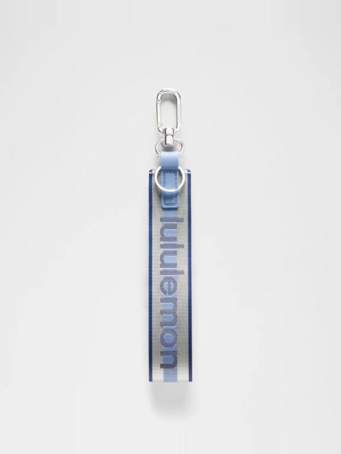 lululemon Never Lost Keychain *Wordmark