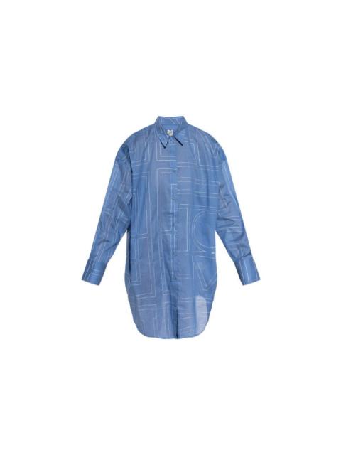 TOTEME TOTEME Oversize Blue Shirt Dress New & Authentic (Women's si