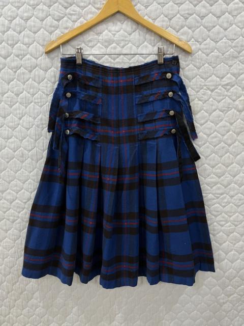 ISSEY MIYAKE (Gggg). ZUCCA TARTAN HYPE SKIRTS