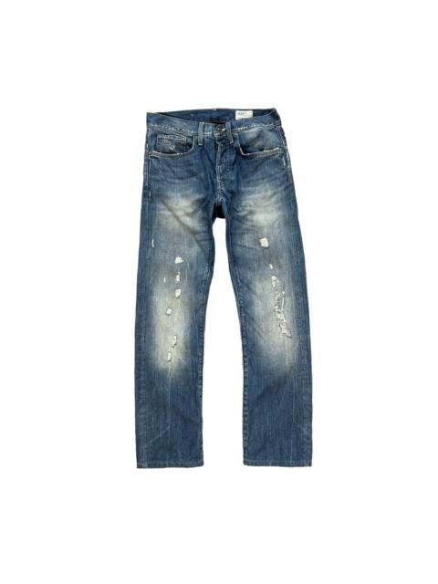 3301 by G Star Raw Fly Button Distressed Denim Pant #9110-57