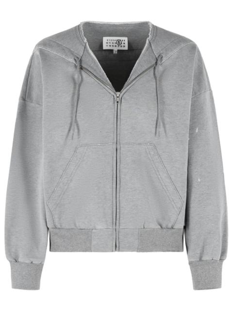MM6 Maison Margiela MM6 Maison Margiela Cotton Sweatshirt Gray Women